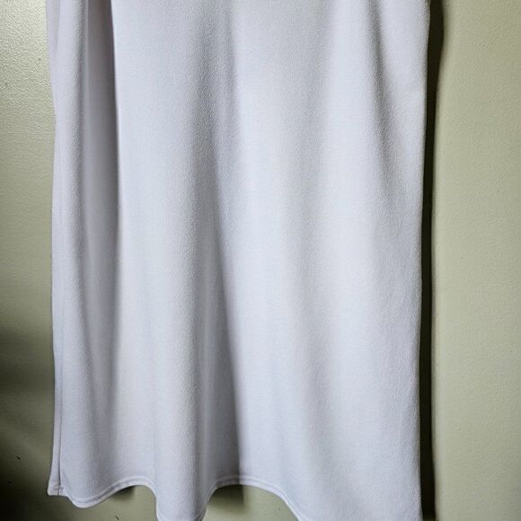 EUC PRETTY LITTLE THING WHITE V NECK TANK SHORT DRESS SIZE 6 US / SMALL - Picture 6 of 14